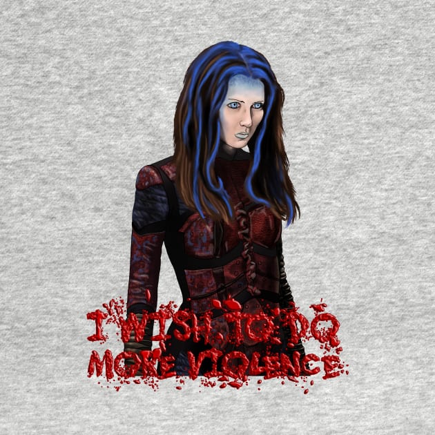 Angel - Illyria - I Wish To Do More Violence by bovaart